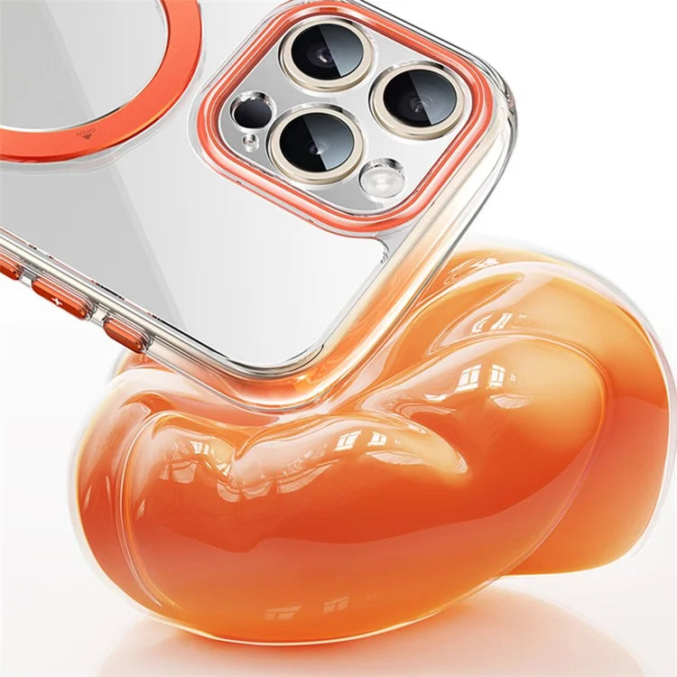 XUNDD For iPhone 15 Pro Max Kickstand Case Compatible with MagSafe PC+TPU Clear Phone Protector