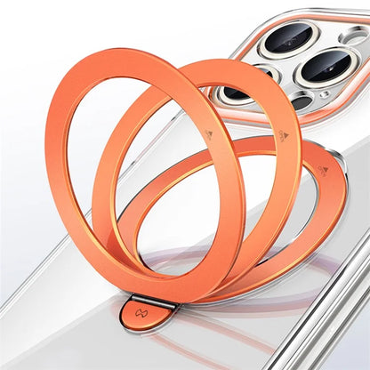 XUNDD For iPhone 15 Pro Max Kickstand Case Compatible with MagSafe PC+TPU Clear Phone Protector