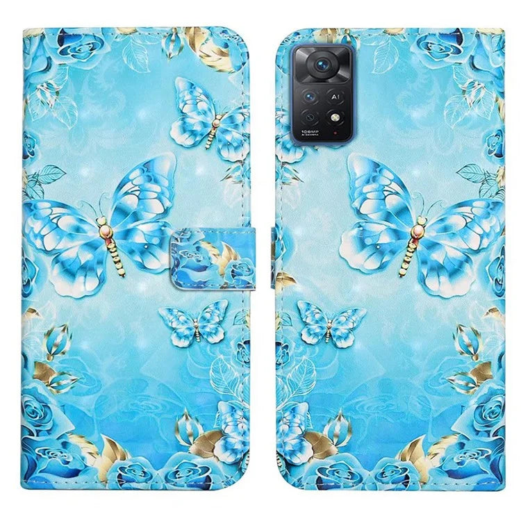 For Xiaomi Redmi Note 11 Pro 5G (Qualcomm) / 11 Pro 4G (MediaTek) / 12 Pro 4G Case 3D Pattern Leather Phone Cover