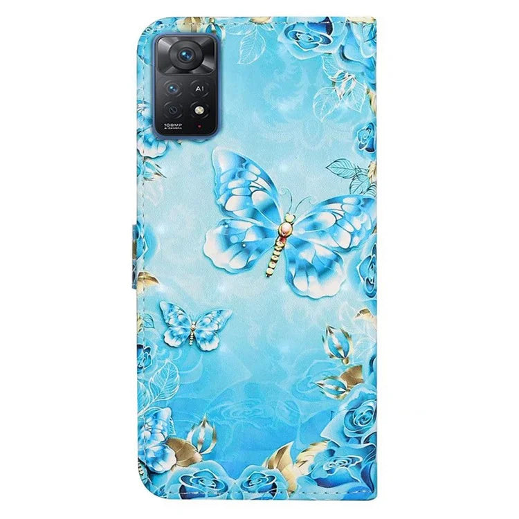 For Xiaomi Redmi Note 11 Pro 5G (Qualcomm) / 11 Pro 4G (MediaTek) / 12 Pro 4G Case 3D Pattern Leather Phone Cover