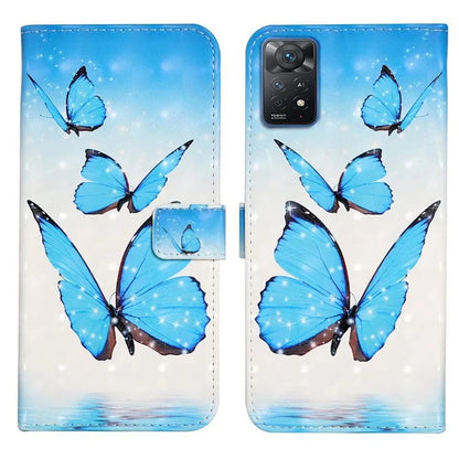 For Xiaomi Redmi Note 11 Pro 5G (Qualcomm) / 11 Pro 4G (MediaTek) / 12 Pro 4G Case 3D Pattern Leather Phone Cover