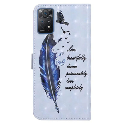 For Xiaomi Redmi Note 11 Pro 5G (Qualcomm) / 11 Pro 4G (MediaTek) / 12 Pro 4G Case 3D Pattern Leather Phone Cover