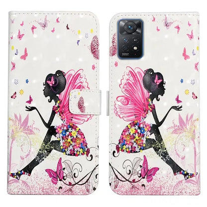 For Xiaomi Redmi Note 11 Pro 5G (Qualcomm) / 11 Pro 4G (MediaTek) / 12 Pro 4G Case 3D Pattern Leather Phone Cover