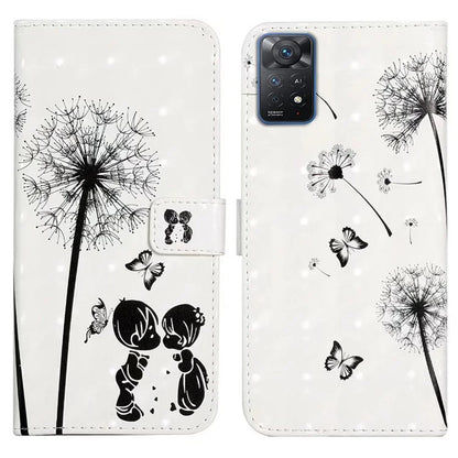 For Xiaomi Redmi Note 11 Pro 5G (Qualcomm) / 11 Pro 4G (MediaTek) / 12 Pro 4G Case 3D Pattern Leather Phone Cover