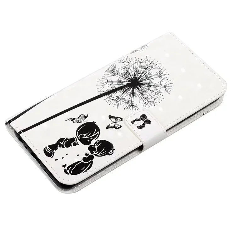 For Xiaomi Redmi Note 11 Pro 5G (Qualcomm) / 11 Pro 4G (MediaTek) / 12 Pro 4G Case 3D Pattern Leather Phone Cover