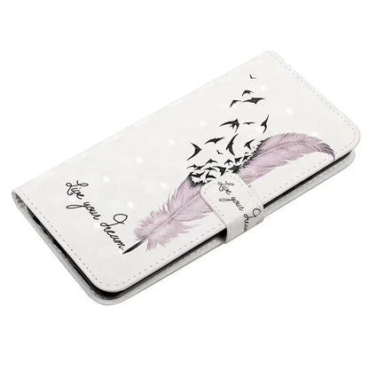 For Xiaomi Redmi Note 11 Pro 5G (Qualcomm) / 11 Pro 4G (MediaTek) / 12 Pro 4G Case 3D Pattern Leather Phone Cover