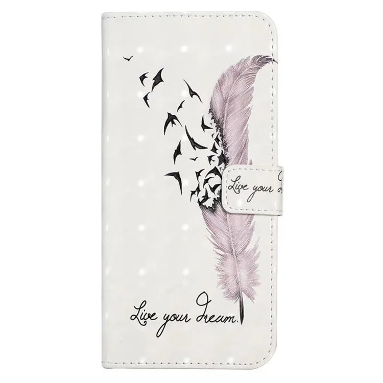 For Xiaomi Redmi Note 11 Pro 5G (Qualcomm) / 11 Pro 4G (MediaTek) / 12 Pro 4G Case 3D Pattern Leather Phone Cover