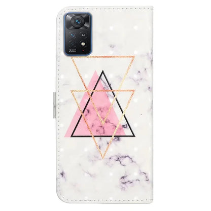 For Xiaomi Redmi Note 11 Pro 5G (Qualcomm) / 11 Pro 4G (MediaTek) / 12 Pro 4G Case 3D Pattern Leather Phone Cover