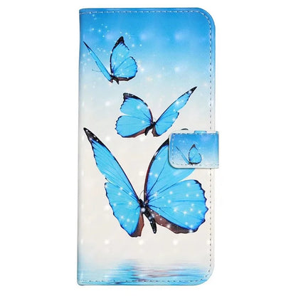 For Google Pixel 7 Pro 5G Case PU Leather Stand 3D Pattern Printing Phone Cover