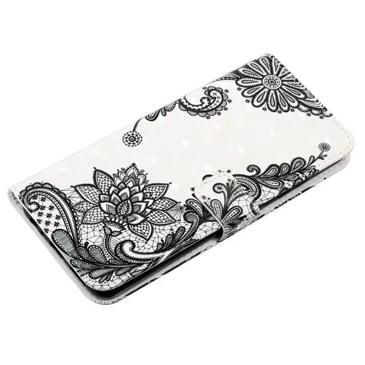For Google Pixel 7 5G Case Flip Wallet 3D Pattern PU Leather Phone Cover