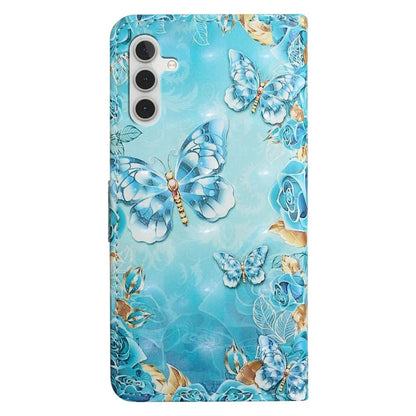 For Samsung Galaxy S23 FE Case 3D Pattern Leather Flip Phone Cover