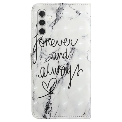 For Samsung Galaxy S23 FE Case 3D Pattern Leather Flip Phone Cover