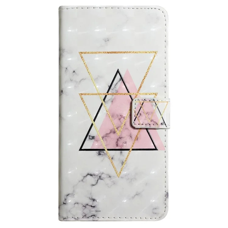 For Samsung Galaxy S23 FE Case 3D Pattern Leather Flip Phone Cover