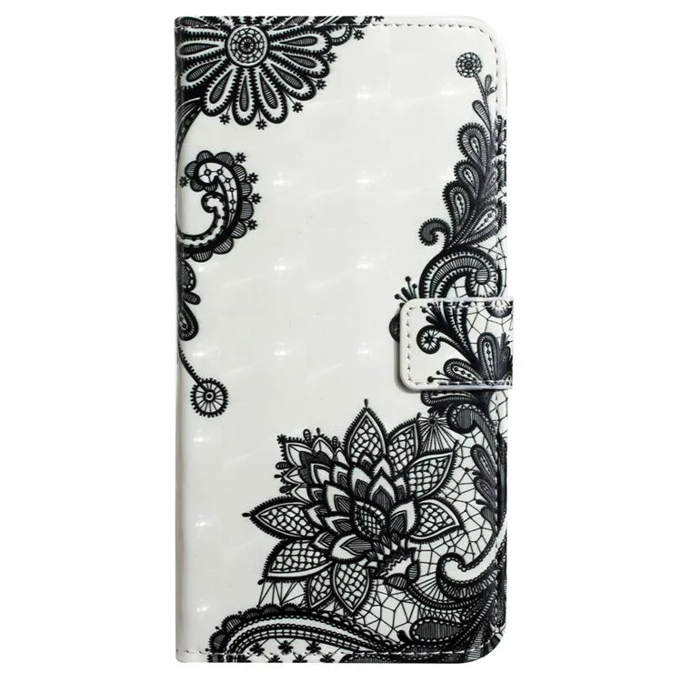 For Samsung Galaxy S23 FE Case 3D Pattern Leather Flip Phone Cover
