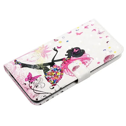 For Google Pixel 7 Pro 5G Case PU Leather 3D Pattern Shockproof Protection Phone Cover