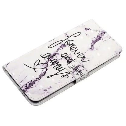 For Google Pixel 7a Case PU Leather 3D Pattern Phone Cover with Stand