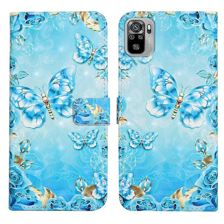 For Xiaomi Redmi Note 10 4G / Note 10S 4G / Poco M5s 4G Case 3D Pattern Flip Phone Cover