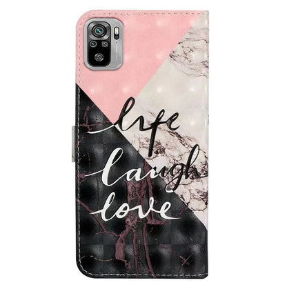 For Xiaomi Redmi Note 10 4G / Note 10S 4G / Poco M5s 4G Case 3D Pattern Flip Phone Cover