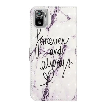 For Xiaomi Redmi Note 10 4G / Note 10S 4G / Poco M5s 4G Case 3D Pattern Flip Phone Cover