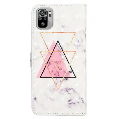 For Xiaomi Redmi Note 10 4G / Note 10S 4G / Poco M5s 4G Case 3D Pattern Flip Phone Cover