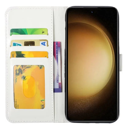 For Samsung Galaxy S23+ Case PU Leather 3D Pattern Printing Wallet Stand Phone Cover