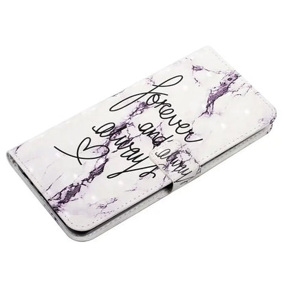 For Samsung Galaxy S23+ Case PU Leather 3D Pattern Printing Wallet Stand Phone Cover