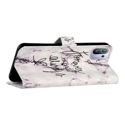 For Xiaomi Mi 11 Pro Case 3D Pattern Stand Feature Leather Phone Cover