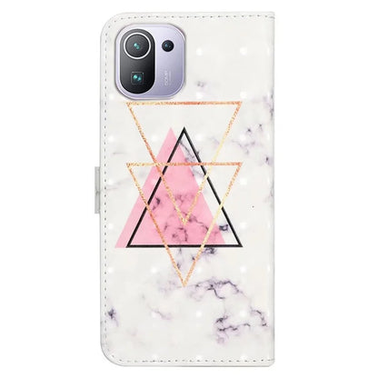 For Xiaomi Mi 11 Pro Case 3D Pattern Stand Feature Leather Phone Cover
