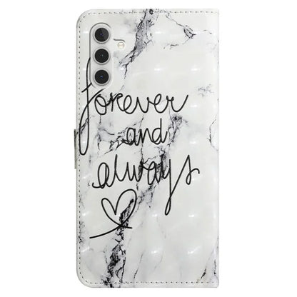 For Samsung Galaxy A34 5G Case PU Leather 3D Pattern Phone Wallet Cover