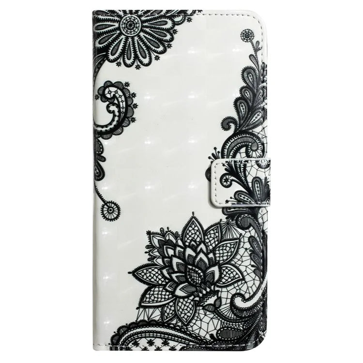 For Samsung Galaxy A34 5G Case PU Leather 3D Pattern Phone Wallet Cover