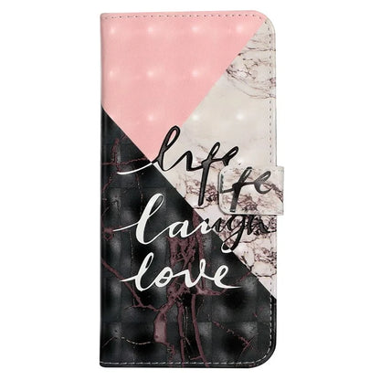 For Samsung Galaxy A03s (164.2 x 75.9 x 9.1mm) Case 3D Pattern Printed PU Leather Phone Cover