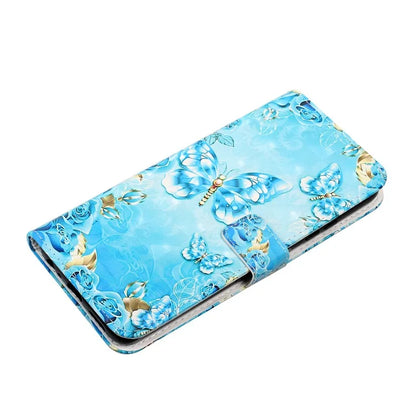 For Samsung Galaxy A03s (164.2 x 75.9 x 9.1mm) Case 3D Pattern Printed PU Leather Phone Cover