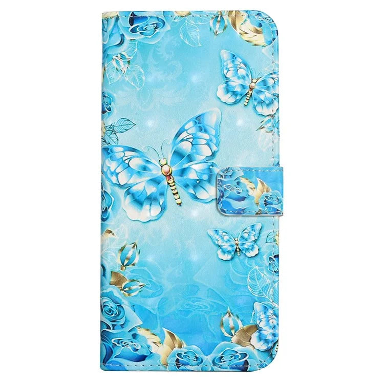 For Samsung Galaxy A03s (164.2 x 75.9 x 9.1mm) Case 3D Pattern Printed PU Leather Phone Cover