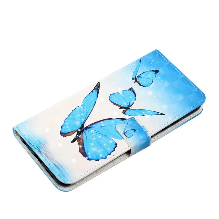 For Samsung Galaxy A03s (164.2 x 75.9 x 9.1mm) Case 3D Pattern Printed PU Leather Phone Cover