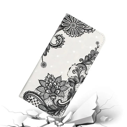 For Samsung Galaxy A03s (164.2 x 75.9 x 9.1mm) Case 3D Pattern Printed PU Leather Phone Cover