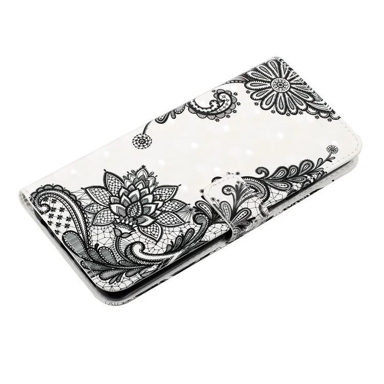 For Samsung Galaxy A03s (164.2 x 75.9 x 9.1mm) Case 3D Pattern Printed PU Leather Phone Cover