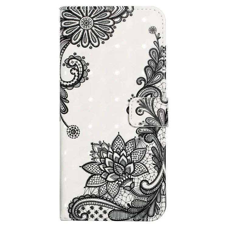 For Samsung Galaxy A03s (164.2 x 75.9 x 9.1mm) Case 3D Pattern Printed PU Leather Phone Cover