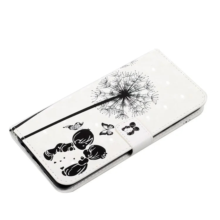 For Samsung Galaxy A03s (164.2 x 75.9 x 9.1mm) Case 3D Pattern Printed PU Leather Phone Cover