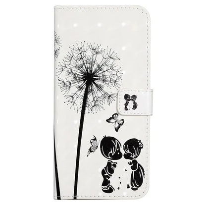 For Samsung Galaxy A03s (164.2 x 75.9 x 9.1mm) Case 3D Pattern Printed PU Leather Phone Cover
