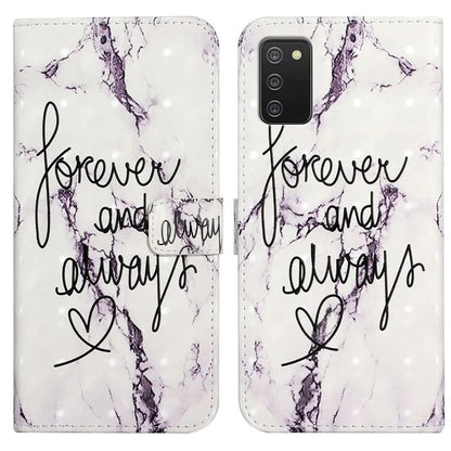 For Samsung Galaxy A03s (164.2 x 75.9 x 9.1mm) Case 3D Pattern Printed PU Leather Phone Cover