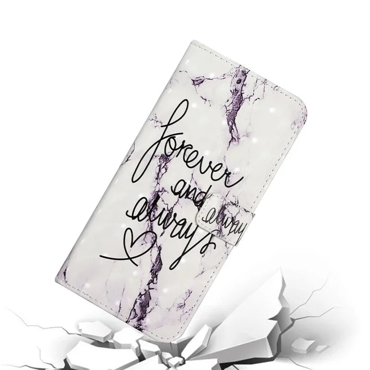 For Samsung Galaxy A03s (164.2 x 75.9 x 9.1mm) Case 3D Pattern Printed PU Leather Phone Cover