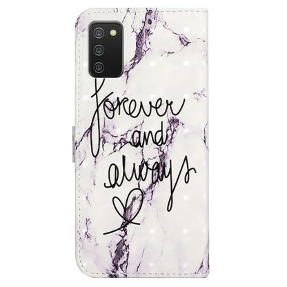 For Samsung Galaxy A03s (164.2 x 75.9 x 9.1mm) Case 3D Pattern Printed PU Leather Phone Cover