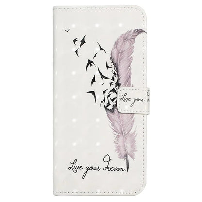 For Samsung Galaxy A03s (164.2 x 75.9 x 9.1mm) Case 3D Pattern Printed PU Leather Phone Cover