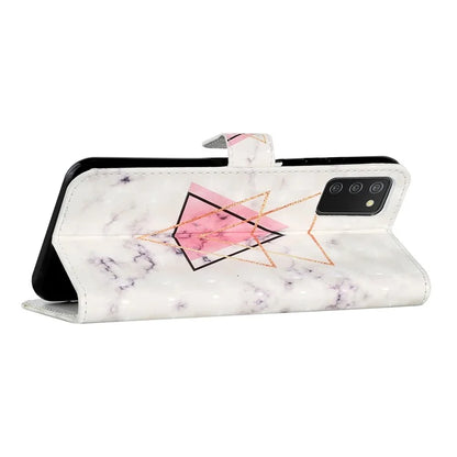 For Samsung Galaxy A03s (164.2 x 75.9 x 9.1mm) Case 3D Pattern Printed PU Leather Phone Cover