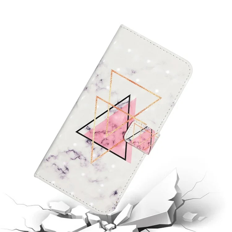 For Samsung Galaxy A03s (164.2 x 75.9 x 9.1mm) Case 3D Pattern Printed PU Leather Phone Cover