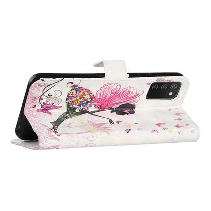 For Samsung Galaxy A03s (164.2 x 75.9 x 9.1mm) Case 3D Pattern Printed PU Leather Phone Cover