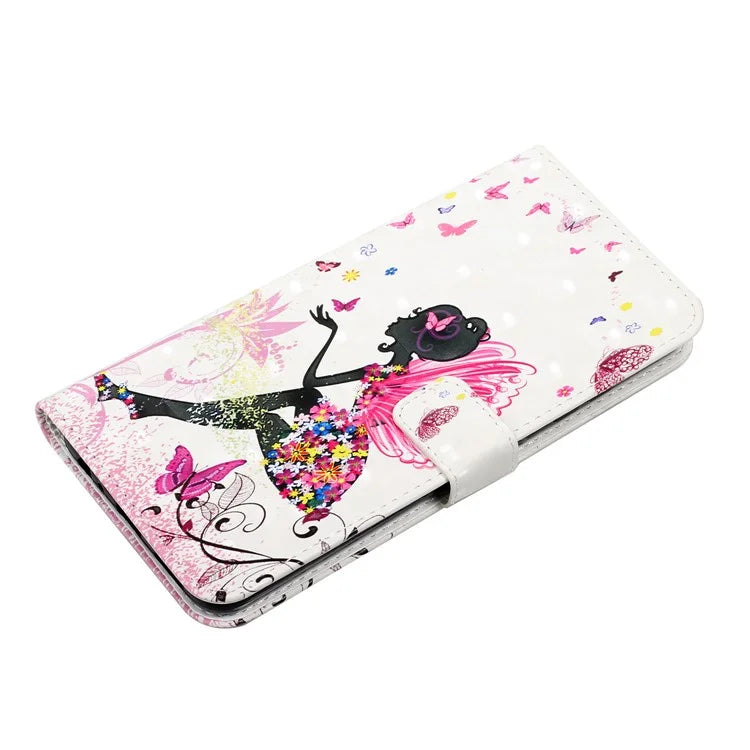 For Samsung Galaxy A03s (164.2 x 75.9 x 9.1mm) Case 3D Pattern Printed PU Leather Phone Cover