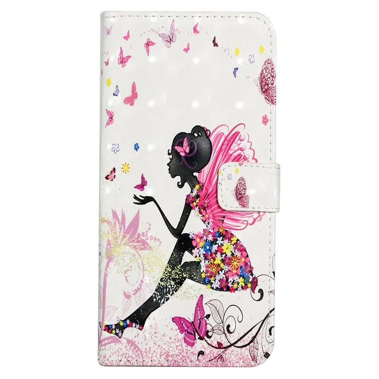 For Samsung Galaxy A03s (164.2 x 75.9 x 9.1mm) Case 3D Pattern Printed PU Leather Phone Cover