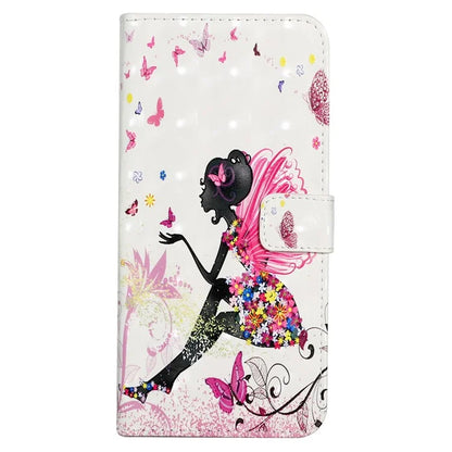 For Samsung Galaxy A03s (164.2 x 75.9 x 9.1mm) Case 3D Pattern Printed PU Leather Phone Cover