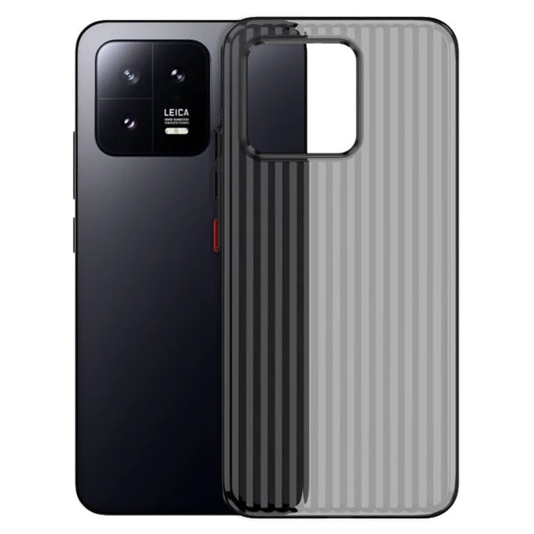 For Xiaomi 13 Pro 5G Case Corrugated Texture Hard PC Phone Cover